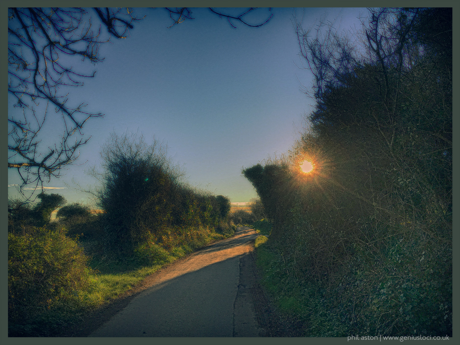 Country Lane Cornwall
